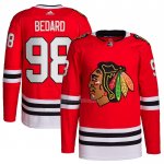 Maglia Hockey Chicago Blackhawks Connor Bedard 2023 NHL Draft Home Primegreen Rosso