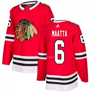 Maglia Hockey Chicago Blackhawks Olli Maatta Home Autentico Rosso