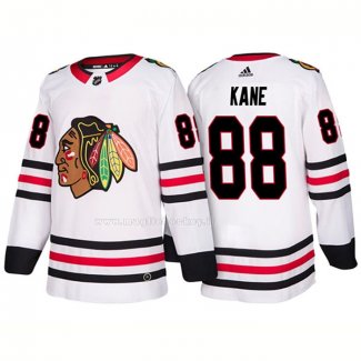 Maglia Hockey Chicago Blackhawks Patrick Kane Away 2018 Bianco