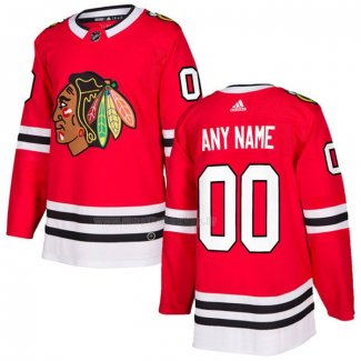 Maglia Hockey Chicago Blackhawks Personalizzate Home Rosso