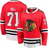 Maglia Hockey Chicago Blackhawks Taylor Hall Home Breakaway Rosso