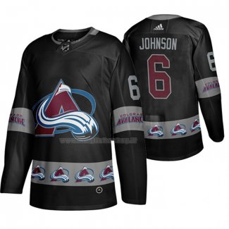 Maglia Hockey Colorado Avalanche Erik Johnson Breakaway Nero