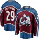 Maglia Hockey Colorado Avalanche Nathan Mackinnon Home Breakaway Rosso
