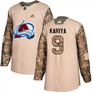 Maglia Hockey Colorado Avalanche Paul Kariya Autentico 2017 Veterans Day Camuffamento