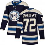 Maglia Hockey Columbus Blue Jackets Sergei Bobrovsky Alternato Autentico Blu