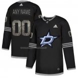 Maglia Hockey Dallas Stars Personalizzate Black Shadow Nero