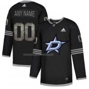 Maglia Hockey Dallas Stars Personalizzate Black Shadow Nero