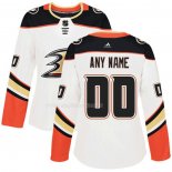 Maglia Hockey Donna Anaheim Ducks Personalizzate Away Bianco