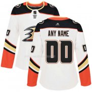 Maglia Hockey Donna Anaheim Ducks Personalizzate Away Bianco