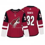 Maglia Hockey Donna Arizona Coyotes Antti Raanta Autentico Giocatore Rosso