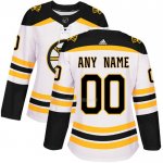 Maglia Hockey Donna Boston Bruins Personalizzate Away Bianco