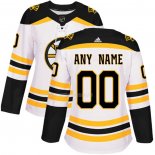 Maglia Hockey Donna Boston Bruins Personalizzate Away Bianco