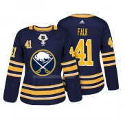 Maglia Hockey Donna Buffalo Sabres Justin Falk Autentico Giocatore Blu