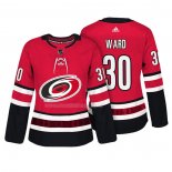 Maglia Hockey Donna Carolina Hurricanes Cam Ward Autentico Giocatore Rosso