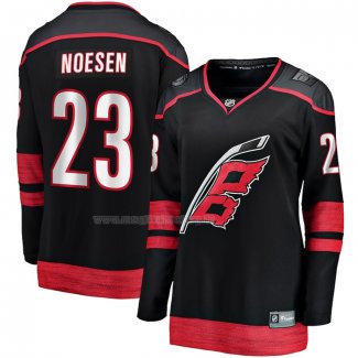 Maglia Hockey Donna Carolina Hurricanes Stefan Noesen Home Breakaway Nero