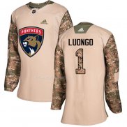 Maglia Hockey Donna Florida Panthers Roberto Luongo Autentico 2017 Veterans Day Camuffamento