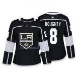 Maglia Hockey Donna Los Angeles Kings Drew Doughty Autentico Giocatore Nero