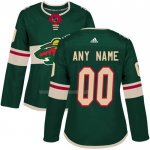 Maglia Hockey Donna Minnesota Wild Personalizzate Home Verde
