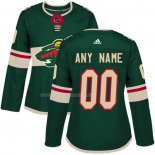 Maglia Hockey Donna Minnesota Wild Personalizzate Home Verde