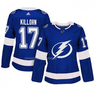 Maglia Hockey Donna Tampa Bay Lightning Alex Killorn Autentico Giocatore Blu