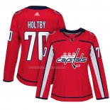Maglia Hockey Donna Washington Capitals Braden Holtby Home Autentico Giocatore Rosso