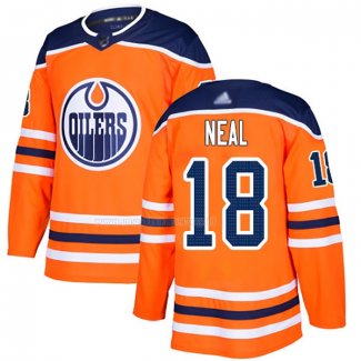 Maglia Hockey Edmonton Oilers James Neal Home Autentico Arancione