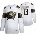 Maglia Hockey Golden Edition Columbus Blue Jackets Cam Atkinson Autentico Bianco
