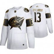 Maglia Hockey Golden Edition Columbus Blue Jackets Cam Atkinson Autentico Bianco