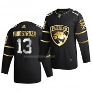 Maglia Hockey Golden Edition Florida Panthers Vinnie Hinostroza Limited Autentico 2020-21 Nero
