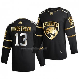 Maglia Hockey Golden Edition Florida Panthers Vinnie Hinostroza Limited Autentico 2020-21 Nero