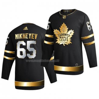 Maglia Hockey Golden Edition Toronto Maple Leafs Ilya Mikheyev Limited Autentico 2020-21 Nero