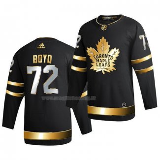 Maglia Hockey Golden Edition Toronto Maple Leafs Travis Boyd Limited Autentico 2020-21 Nero