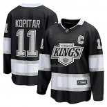 Maglia Hockey Los Angeles Kings Anze Kopitar Home Premier Breakaway Nero