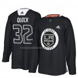 Maglia Hockey Los Angeles Kings Jonathan Quick New Season Practice Nero