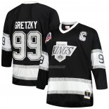 Maglia Hockey Los Angeles Kings Wayne Gretzky Mitchell & Ness Big & Tall 199293 Blue Line Nero