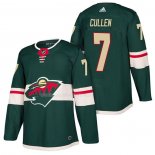Maglia Hockey Minnesota Wild Matt Cullen Autentico Home 2018 Verde