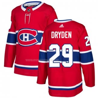 Maglia Hockey Montreal Canadiens Ken Dryden Home Autentico Rosso