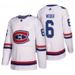 Maglia Hockey Montreal Canadiens Shea Weber Bianco