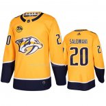 Maglia Hockey Nashville Predators Miikka Salomaki Home Giallo