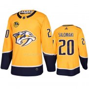 Maglia Hockey Nashville Predators Miikka Salomaki Home Giallo