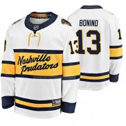 Maglia Hockey Nashville Predators Nick Bonino Breakaway Giocatore 2020 Winter Classic Bianco