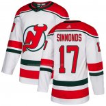 Maglia Hockey New Jersey Devils Wayne Simmonds Alternato Autentico Bianco