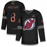 Maglia Hockey New Jersey Devils Will Butcher 2020 USA Flag Nero