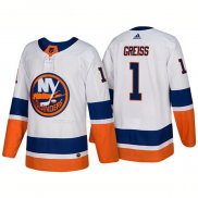 Maglia Hockey New York Islanders Thomas Greiss New Outfitted 2018 Bianco