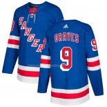 Maglia Hockey New York Rangers Adam Graves Home Autentico Blu
