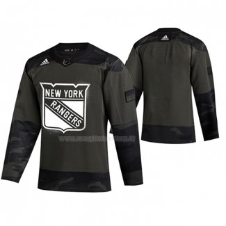Maglia Hockey New York Rangers Autentico 2019 Veterans Day Camuffamento
