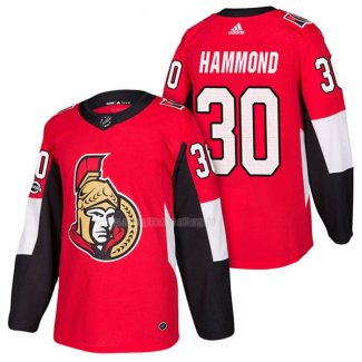 Maglia Hockey Ottawa Senators Andrew Hammond Autentico Home 2018 Rosso