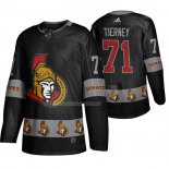 Maglia Hockey Ottawa Senators Chris Tierney Breakaway Nero