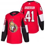 Maglia Hockey Ottawa Senators Craig Anderson Autentico Home 2018 Rosso