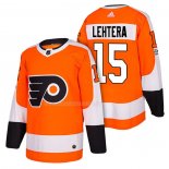 Maglia Hockey Philadelphia Flyers Jori Lehtera Autentico Home 2018 Arancione